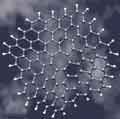 Heptagon in graphene