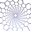 (13,7) chiral nanotube end on